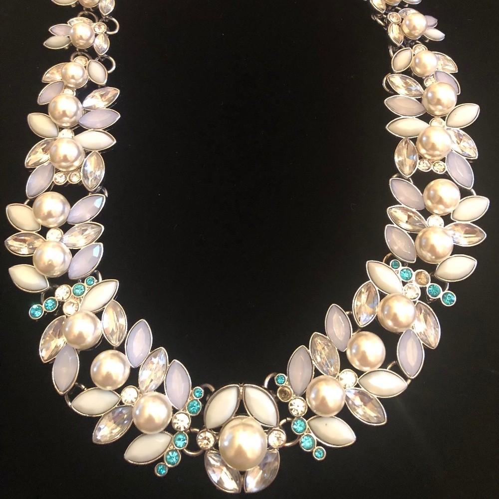 Talbot Pearl Crystal Necklace